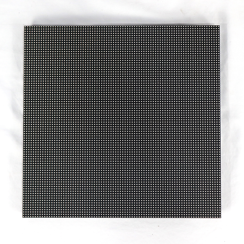 LED display module pixel surface close-up